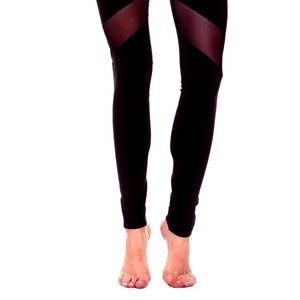 Thigh-High Mesh Leggings